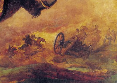 ضابط الفرسان ، تفاصيل مدفع على اليمين ، 1814 (تفاصيل 26088) بواسطة ثيودور جيريكولت