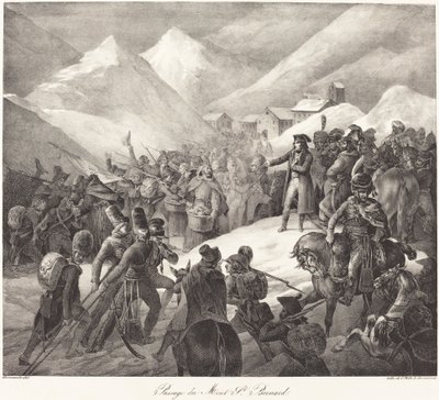 Passage du Mont St. Bernard (جيش نابليون يعبر ممر سانت برنارد) بواسطة ثيودور جيريكولت