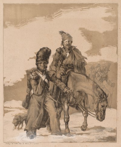 العودة من روسيا ، ج. 1818. بواسطة ثيودور جيريكولت