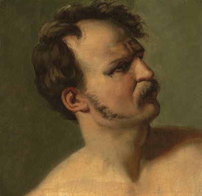 دراسة لرجل في الملف الشخصي ، 1812 ج بواسطة ثيودور جيريكولت
