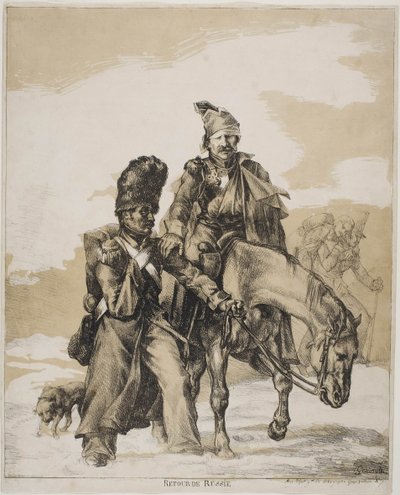التراجع عن روسيا ، كاليفورنيا 1818 بواسطة ثيودور جيريكولت