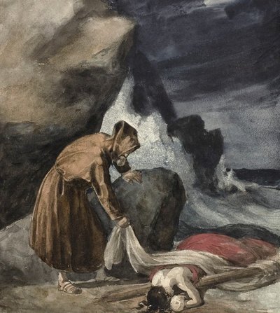 العاصفة ، c.1821-23 بواسطة ثيودور جيريكولت