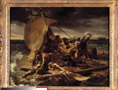 طوف من اسكتشات Meduse Premiere. لوحة لثيودور جيريكولت (1791-1824). خافت. 0.37 × 0.46 م. بواسطة ثيودور جيريكولت