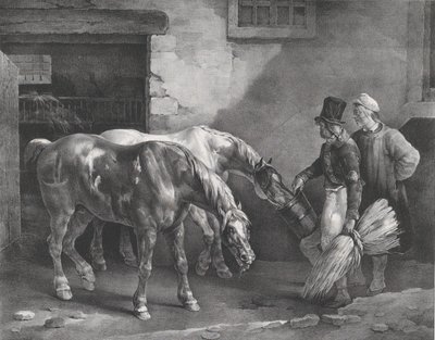 خيلان بوست عند باب إسطبل ، 1822. بواسطة ثيودور جيريكولت