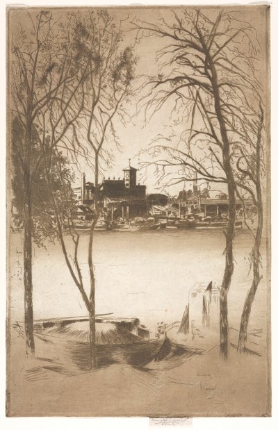Laburnums وباترسي 1889-1898. بواسطة ثيودور روسيل