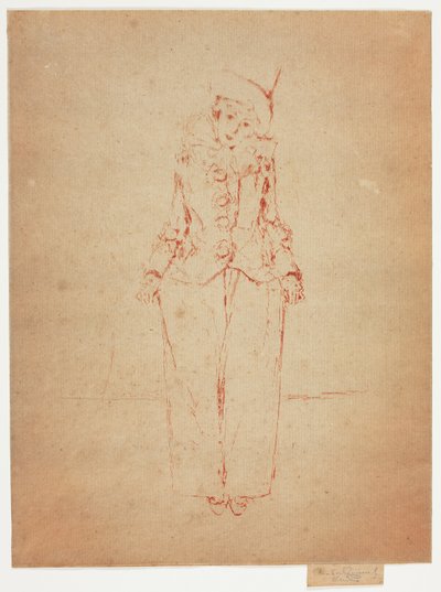 بييرو أون بييد ، صورة للسيدة إيه سي بواسطة Theodore Roussel