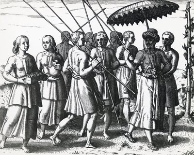 سكان سومطرة ، بقلم تيودور دي بري (1528-1598) ، نقش بواسطة تيودور دي بري
