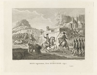 القبض على مونس 1792 مونس أخذها دومورييه 1792 (العنوان على الجسم) بواسطة ثيودوروس دي روود
