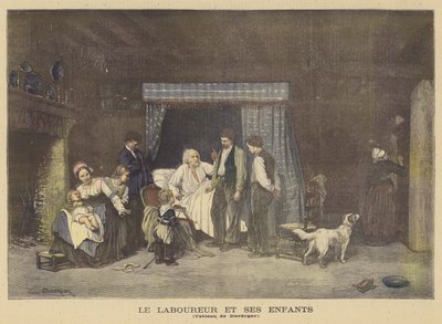 العامل وأولاده بواسطة Theophile Emmanuel Duverger