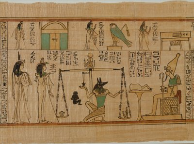 مغني آمون نانيز البردي الجنائزي ، c.1050 قبل الميلاد (ورق البردي ، والطلاء) بواسطة الفترة الانتقالية الثالثة المصرية