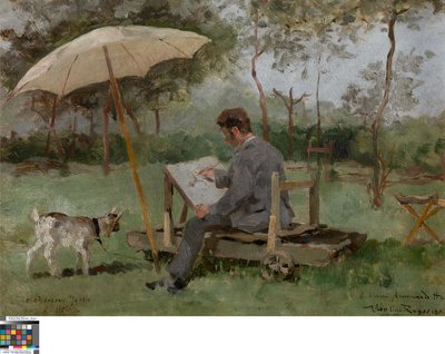 أرماند هينز للرسم في الهواء الطلق بواسطة Théo van Rysselberghe
