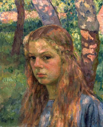 صورة لفتاة ، القرن العشرين. بواسطة Théo van Rysselberghe