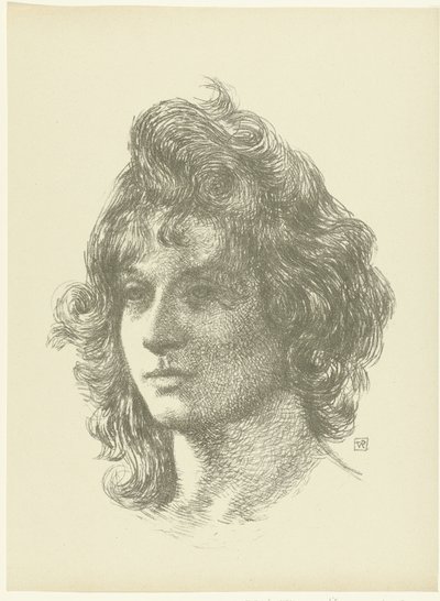 Portret van jonge vrouw دراسة رأس شابة المحاكمة (عنوان المسلسل) بواسطة لوبريف