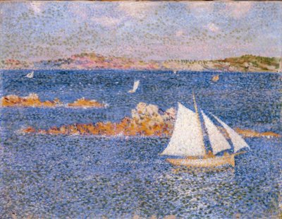 بالقرب من صخور Per-Kiridec بواسطة Théo van Rysselberghe
