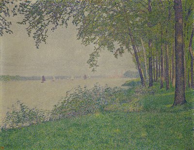 القوارب الشراعية ، 1892 بواسطة Théo van Rysselberghe