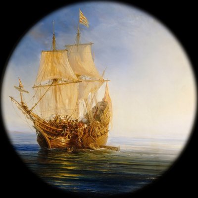 جاليون الإسباني اتخذته القراصنة بيير لو غراند بالقرب من ساحل هيسبانيولا ، في عام 1643 بواسطة جان أنطوان ثيودور جودين