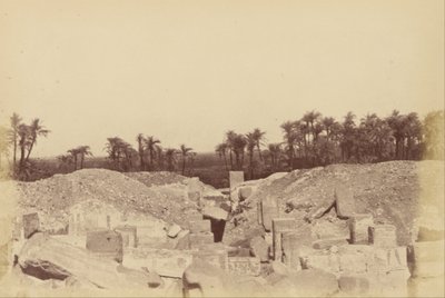 أبيدوس ، معبد صغير بواسطة Théodule Devéria
