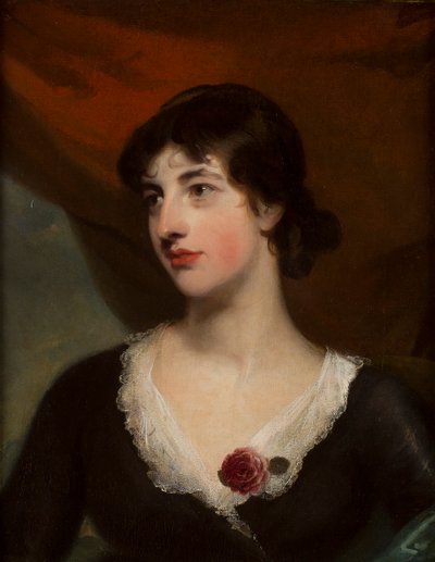 المغنية ماري آن باتون (1802-1864) ، عُرفت لاحقًا باسم السيدة وود (زيت على قماش) بواسطة توماس لورانس والاستوديو