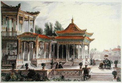 جناح نجمة الأمل ، تونغ تشاو ، حوالي عام 1850 (ليثو ملون) بواسطة توماس (بعد) ألوم