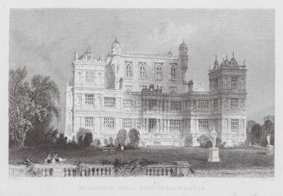 Wollaton Hall ، Nottinghamshire (النقش) بواسطة توماس (بعد) ألوم