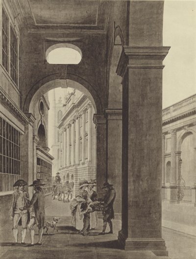 بنك إنجلترا من Royal Exchange Arcade بواسطة توماس (بعد) مالتون