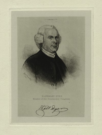 Eliphalet Dyer (حفر) بواسطة توماس أديس (بعد) Emmet
