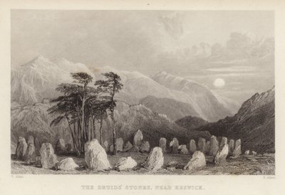 The Druids Stone بالقرب من كيسويك بواسطة توماس ألوم