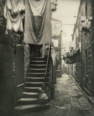 إغلاق رقم. 193 ، 17-27 High Street ، غلاسكو ، من "Old Closes and Streets" ، 1868 بواسطة توماس عنان
