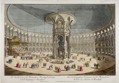 The Rotunda in Ranelagh Gardens ، تشيلسي ، لندن ، c1750 بواسطة توماس باولز