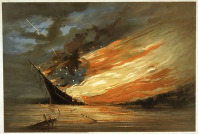 عودة ، أو إنقاذ من الحطام ، تم نشره عام 1872 (chromolitho) بواسطة توماس بروكس