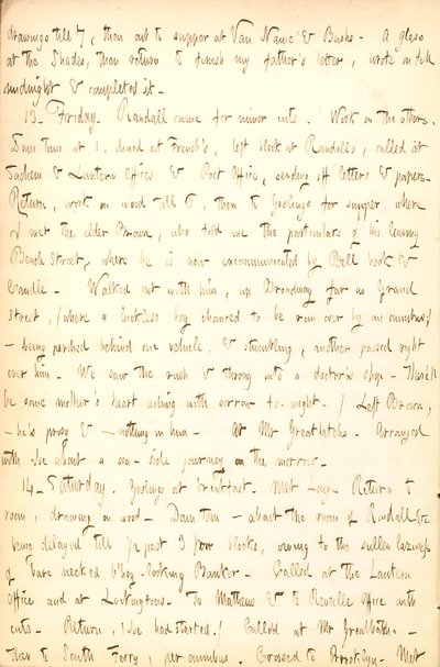 يوميات توماس بتلر غان- المجلد 5 ، الصفحة 16 ، 12-14 أغسطس ، 1852 بواسطة توماس بتلر جن