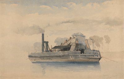 الجرافة في تويكنهام ، 22 سبتمبر 1874 بواسطة Thomas Charles Leeson Rowbotham
