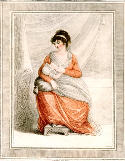"المرأة المرضعة" ، 1780-1820 بواسطة توماس تشيزمان