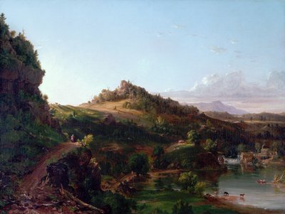 مناظر كاتسكيل، حوالي عام 1833 (زيت على قماش) بواسطة توماس كول