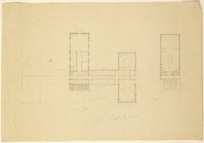 الخطة الكبرى لمنزل ولاية أوهايو ، c.1838 بواسطة توماس كول