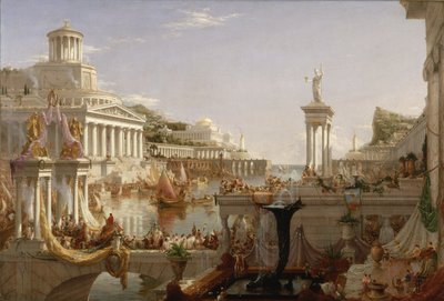 مسار الإمبراطورية: اكتمال الإمبراطورية ، 1835-1836 (زيت على قماش) بواسطة توماس كول
