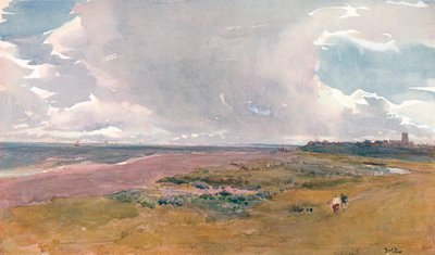 Southwold من الشاطئ ، c1860-1890 ، 1906. بواسطة توماس كولير