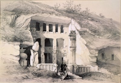 كاناري ، الجزء الخارجي من كهف جريت شيتيا 1845 بواسطة جون ويل