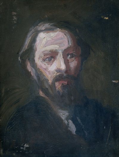 صورة للنحات بيير باندر (1864-1919) بواسطة توماس كول