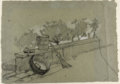 كائنات على الحائط ، دراسة لتصميم الأزياء ، The Bird-Catcher بواسطة توماس كوتور