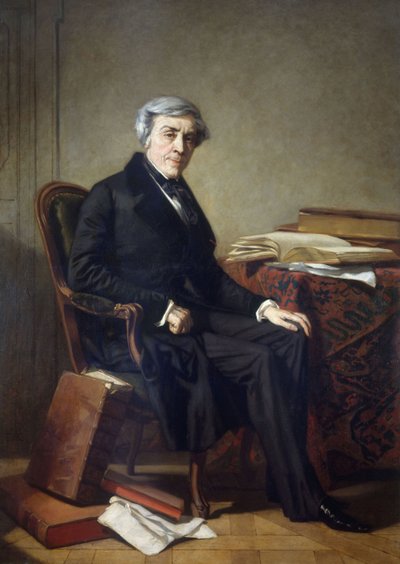 صورة لجول ميتشيليت 1798-1874 ، حوالي 1865. بواسطة توماس كوتور