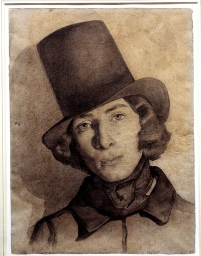 صورة لموريس ساند (1823-1889) ، ابن جورج ساند ، 21 عامًا - رسم غير مؤرخ لتوماس كوتور (1815-1879) - كان هذا الرسم لفترة طويلة يعتبر لوالدته جورج ساند ، متحف دي لا في رومانتيك ، باريس بواسطة توماس كوتور