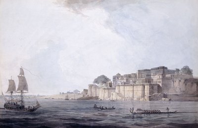 رامناجار ، بالقرب من بيناريس [فاراناسي] ، ولاية أوتار براديش ، ج. 1788-9 بواسطة توماس دانييل