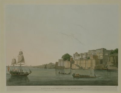 Ramnurgur ، بالقرب من Benares على نهر الغانج ، 1796 بواسطة توماس دانييل