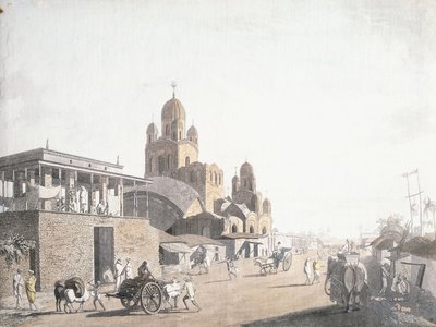 مشهد الشارع ، من "مناظر في كلكتا" لتوماس دانييل ، 1786-1788 بواسطة توماس دانييل