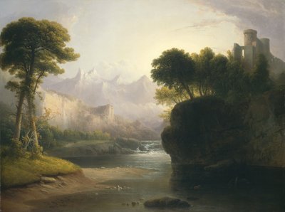 منظر خيالي 1834. بواسطة توماس دوتي
