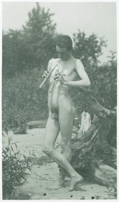 J. Laurie Wallace Study for Arcadia، c. 1883. بواسطة توماس إيكنز