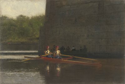 The Oarsmen ، 1874 بواسطة توماس إيكنز
