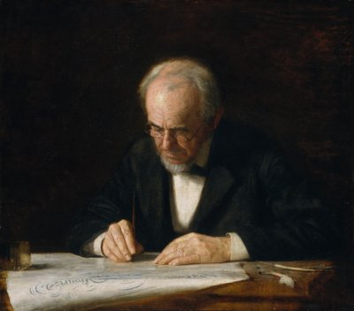 ماجستير الكتابة ، 1882. بواسطة توماس إيكنز