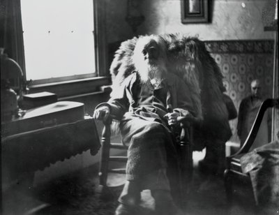 والت ويتمان في كامدن ، نيوجيرسي ، ج. 1891. بواسطة توماس إيكنز